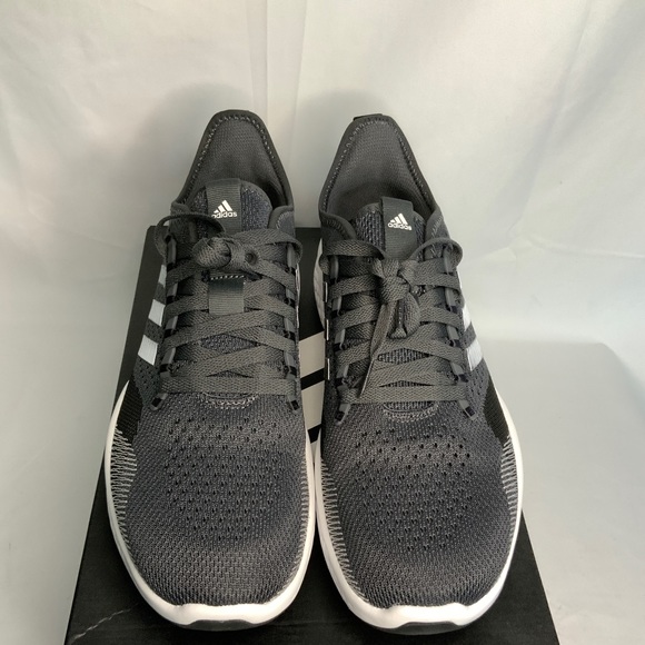 ADIDAS MEN’S FLUIDFLOW 2.0 RUNNING SHOES BLACK/GREY/WHITE SIZE:11 - Picture 1 of 6